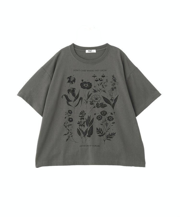 Green Parks「■WITH KURUMI.N フラワーptTシャツ」|Tシャツ・カットソー|