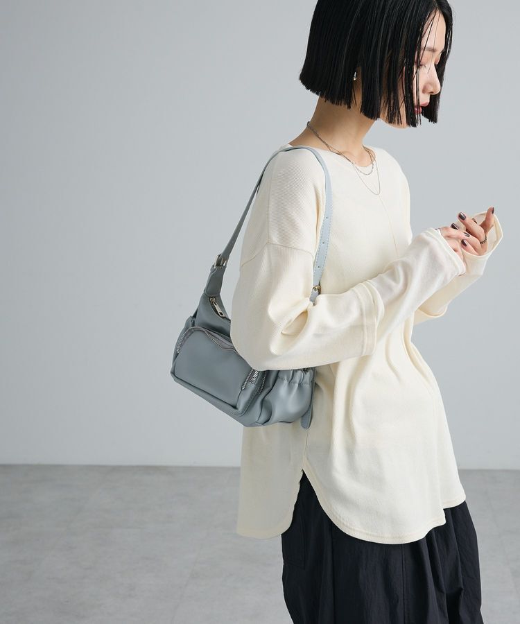 Green Parks「袖チュールリブプルオーバーⅡ」|Tシャツ・カットソー|