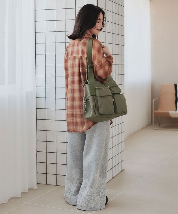 Green Parks「裾レースドッキングカットパンツ」|その他|