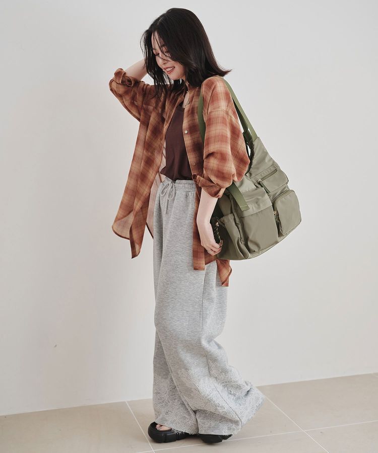 Green Parks「裾レースドッキングカットパンツ」|その他|