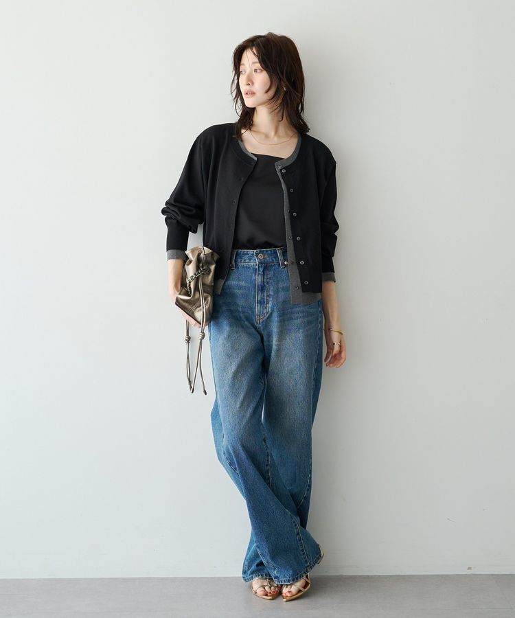 YECCA VECCA「ボートネックサテンキャミ」|キャミソール|