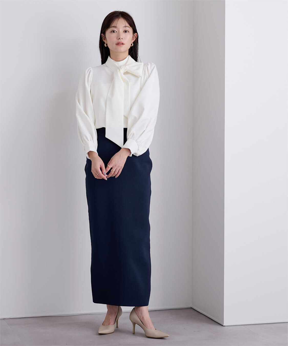 ur's「スポンディッシュ美シルエットニットタイトスカート」|スカート|