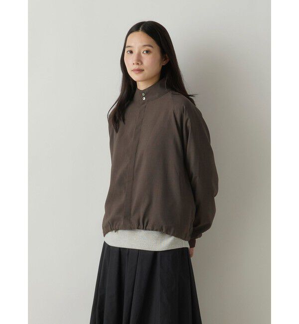 MidiUmi「MidiUmi スイングトップシャツブルゾン」|テーラードジャケット|
