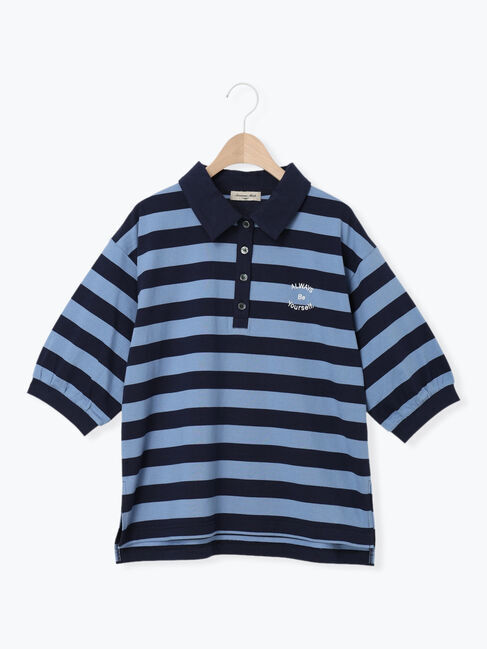 Samansa Mos2「アソートボーダーラガーシャツ」|Tシャツ・カットソー|