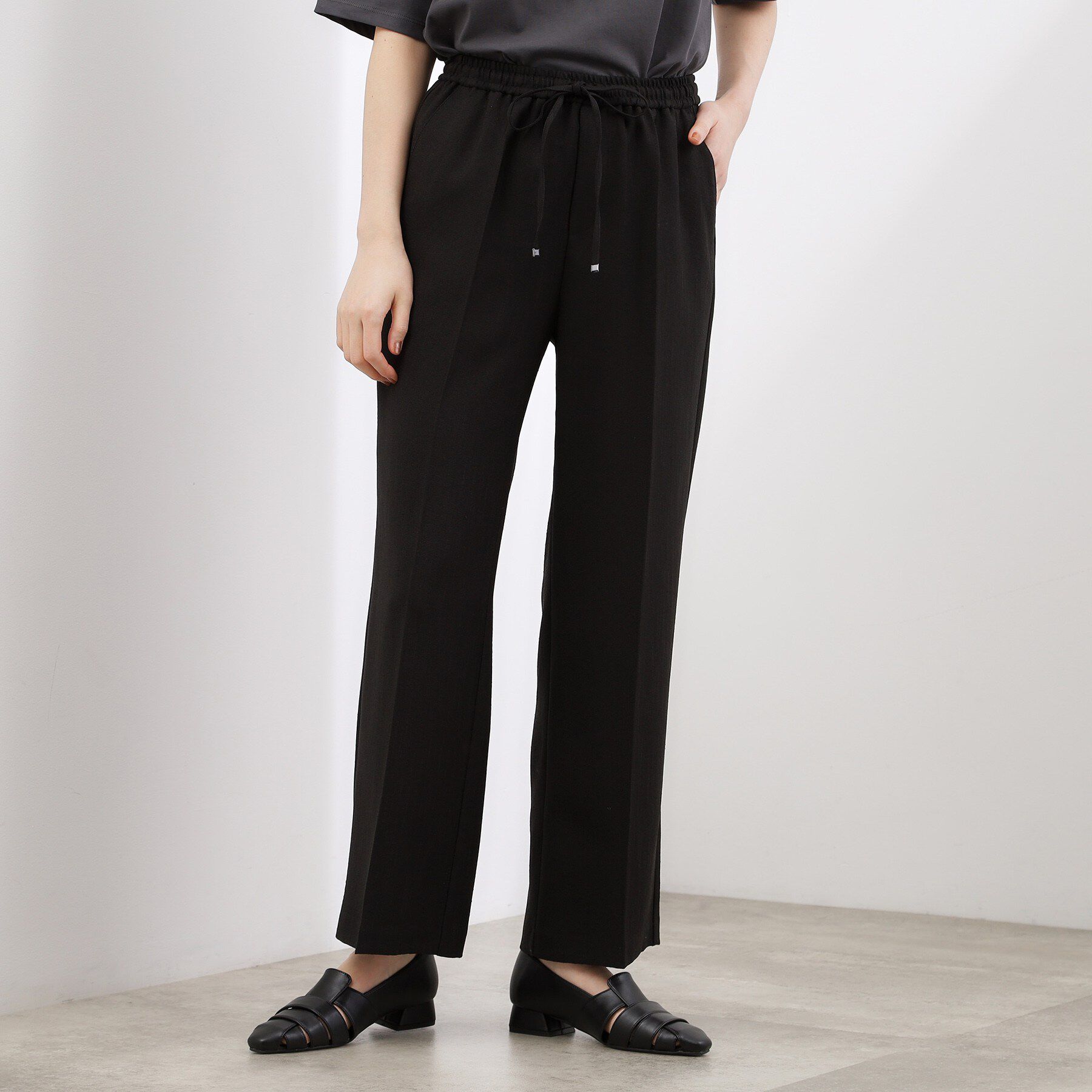 grove「高評価！【貴島明日香さん着用・カセット服】リネンライクソフトフレアパンツ」|その他|