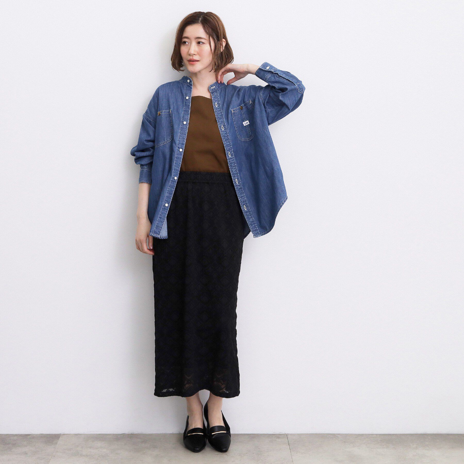 grove「【透けにくい】ダブルフロントタンク」|Tシャツ・カットソー|