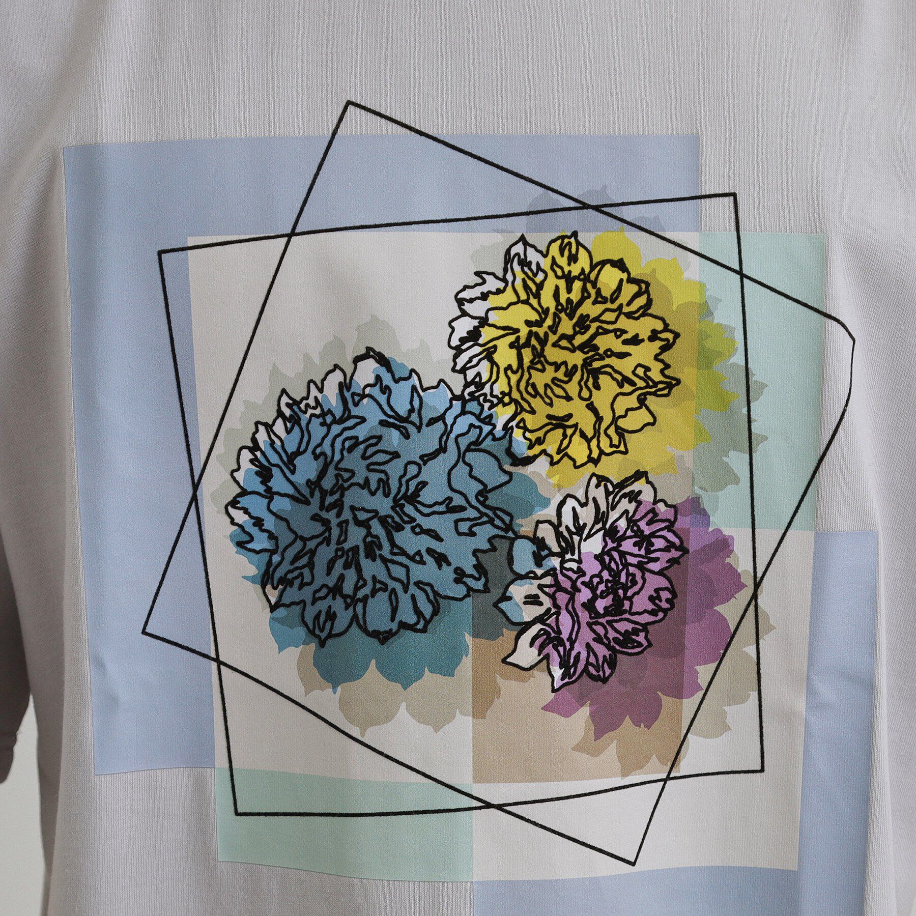 tk.TAKEO KIKUCHI「フラワープリントTシャツ」|Tシャツ・カットソー|