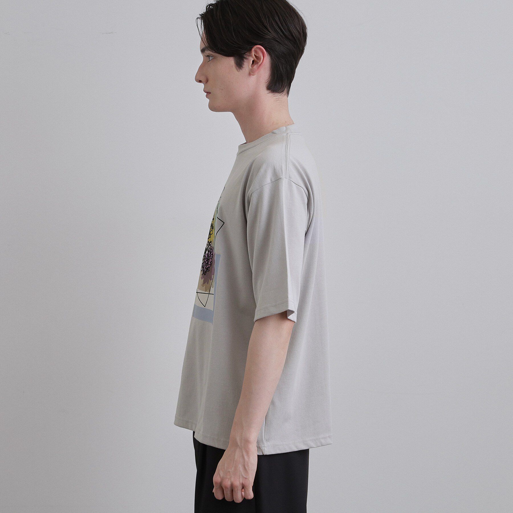 tk.TAKEO KIKUCHI「フラワープリントTシャツ」|Tシャツ・カットソー|