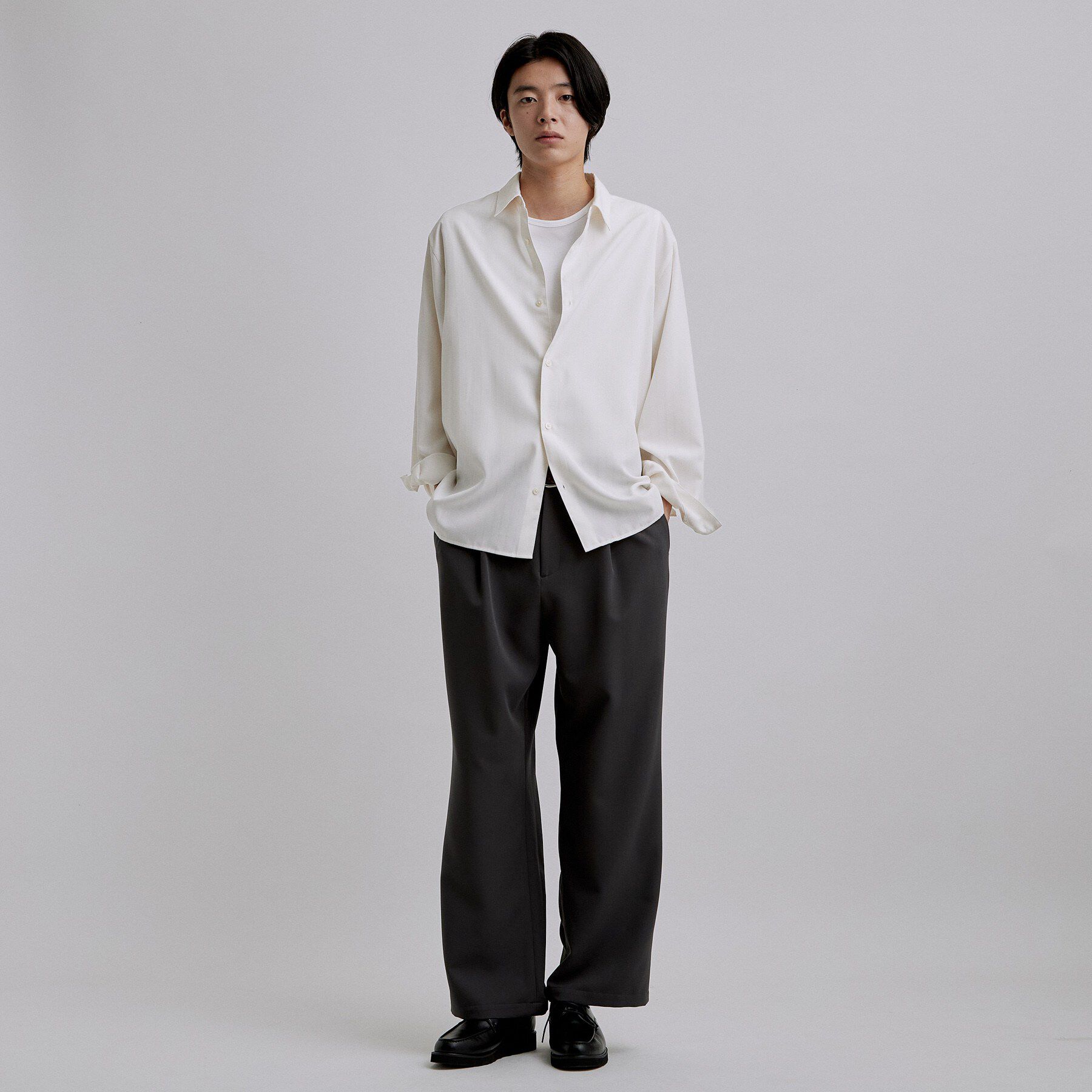 tk.TAKEO KIKUCHI「【接触冷感/UVカット】ドビーストライプシャツ」|シャツ・ブラウス|