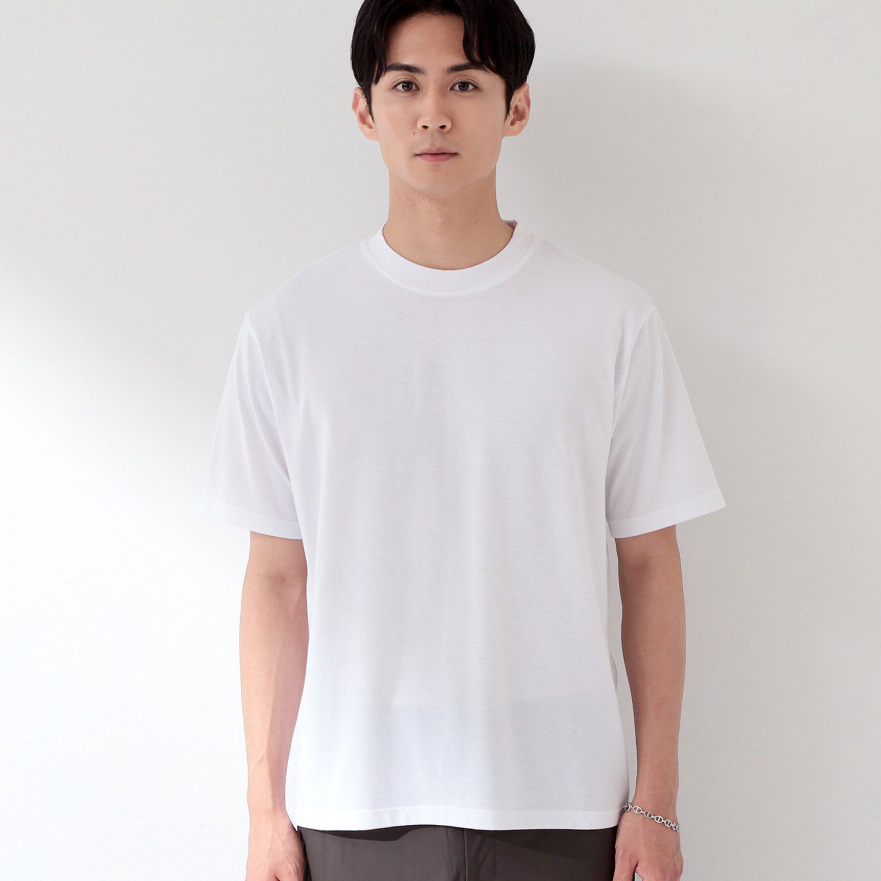 THE SHOP TK「【半袖シャツ＋インナー セットアイテム】カノコ半袖シャツ＆半袖Tシャツ」|カーディガン|