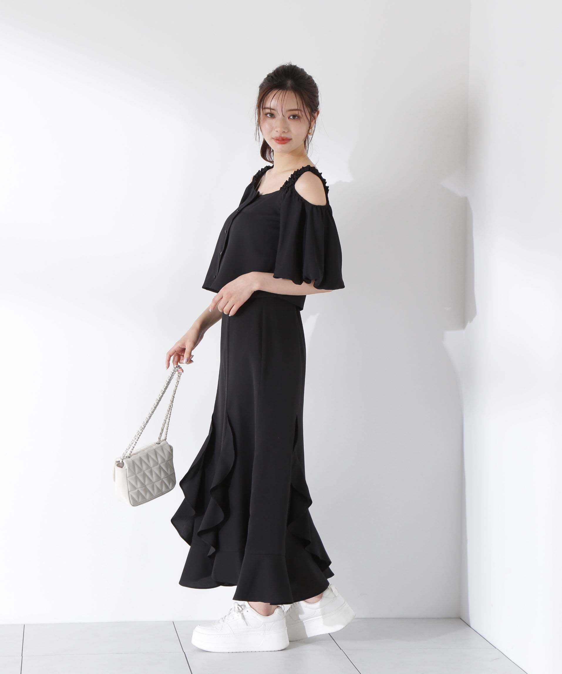 PROPORTION BODY DRESSING「ラッフルマーメイドスカート」|スカート|