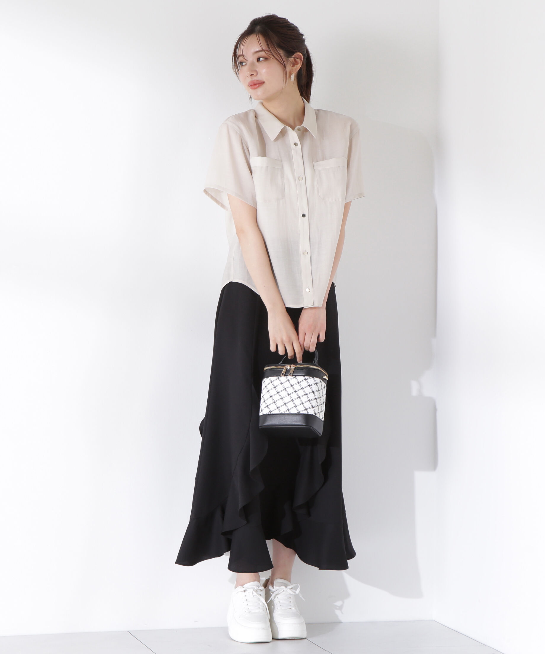 PROPORTION BODY DRESSING「ラッフルマーメイドスカート」|スカート|