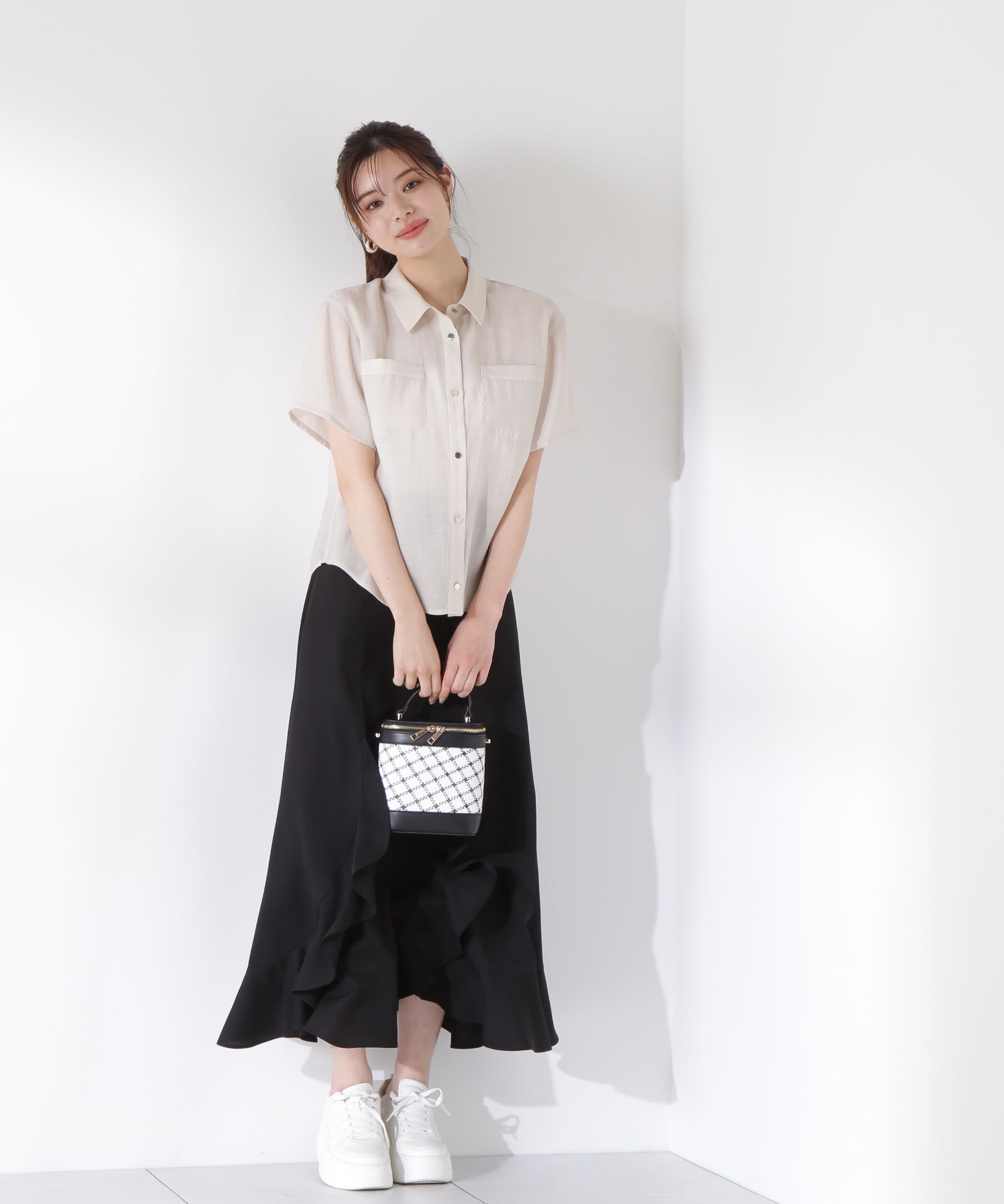 PROPORTION BODY DRESSING「ラッフルマーメイドスカート」|スカート|