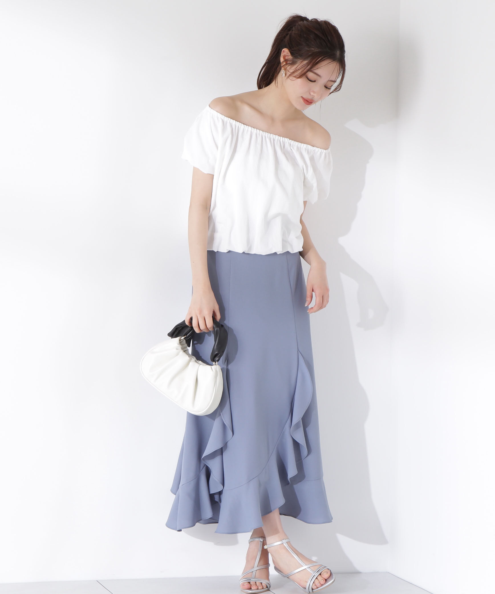 PROPORTION BODY DRESSING「ラッフルマーメイドスカート」|スカート|