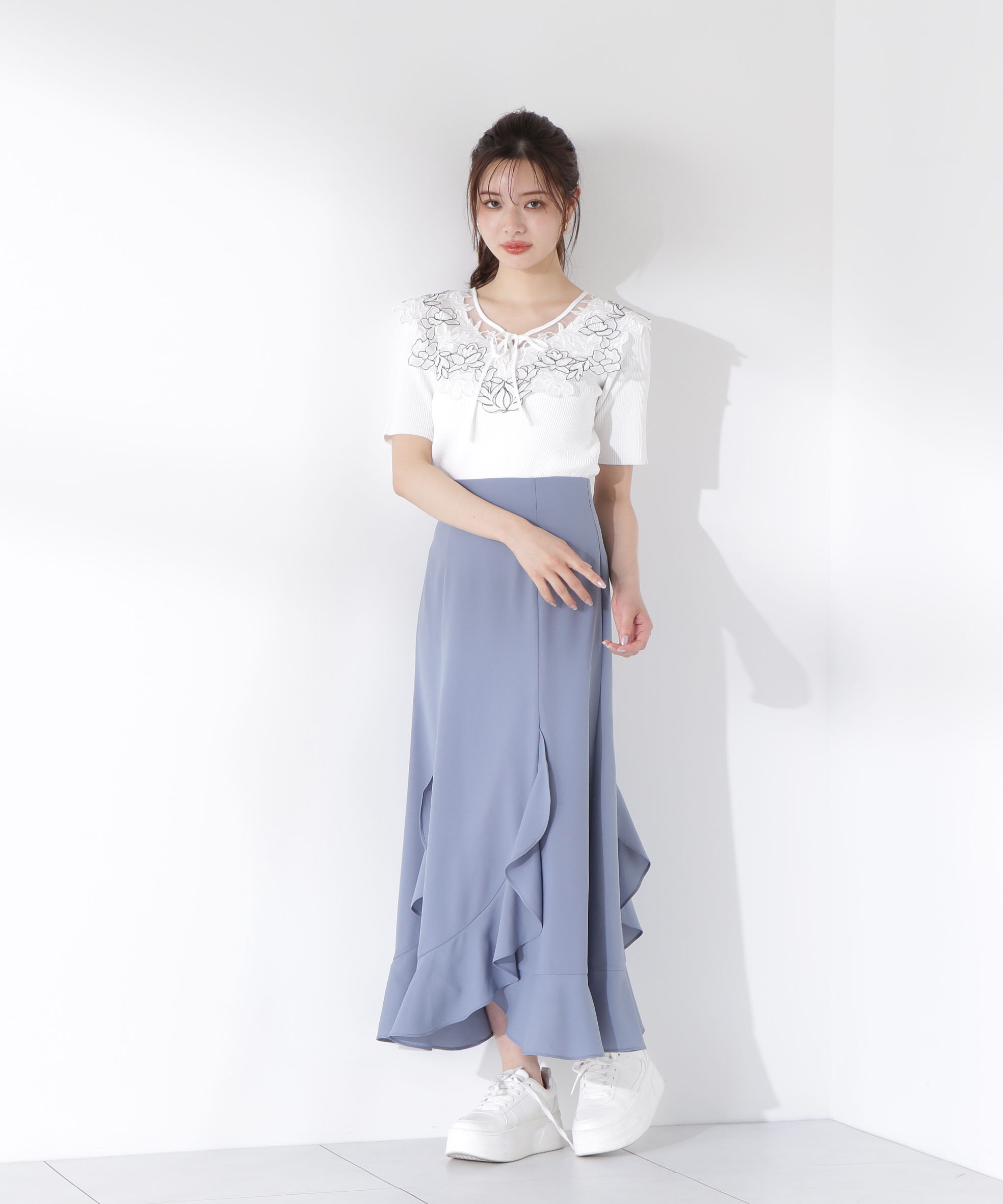PROPORTION BODY DRESSING「ラッフルマーメイドスカート」|スカート|