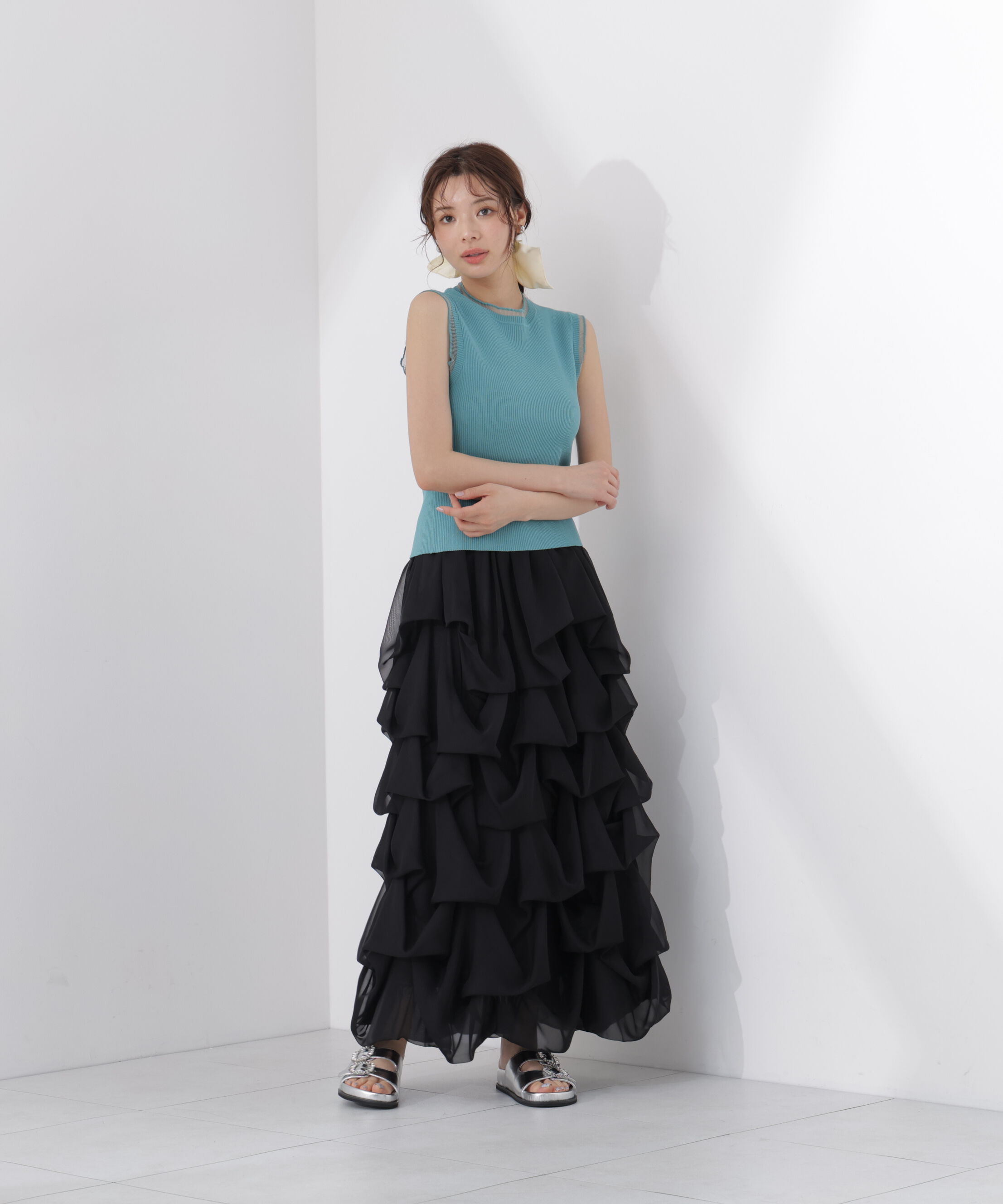 PROPORTION BODY DRESSING「＜山内ともなさんコラボ＞タックバルーンスカート 26SS」|スカート|