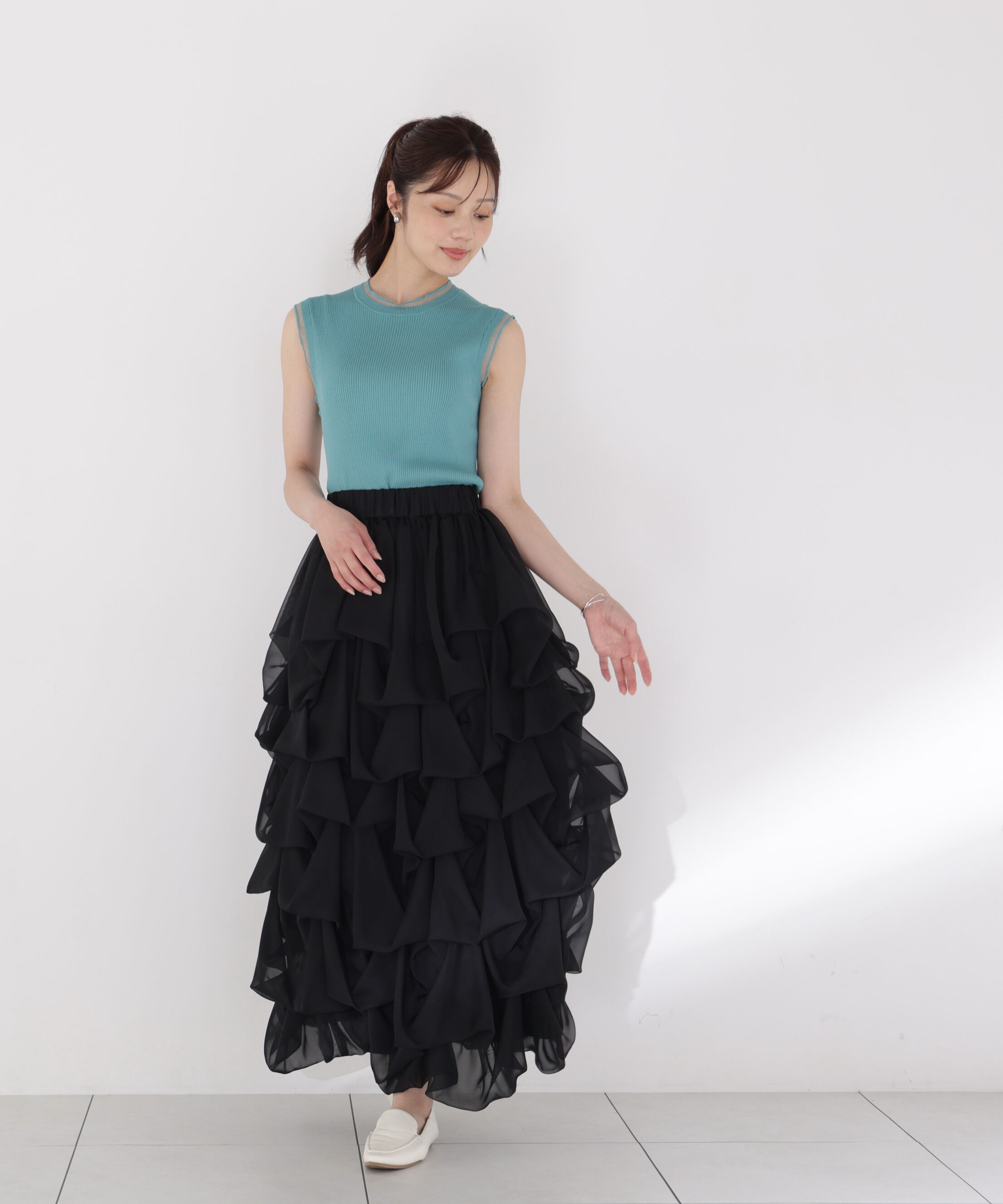 PROPORTION BODY DRESSING「＜山内ともなさんコラボ＞タックバルーンスカート 26SS」|スカート|