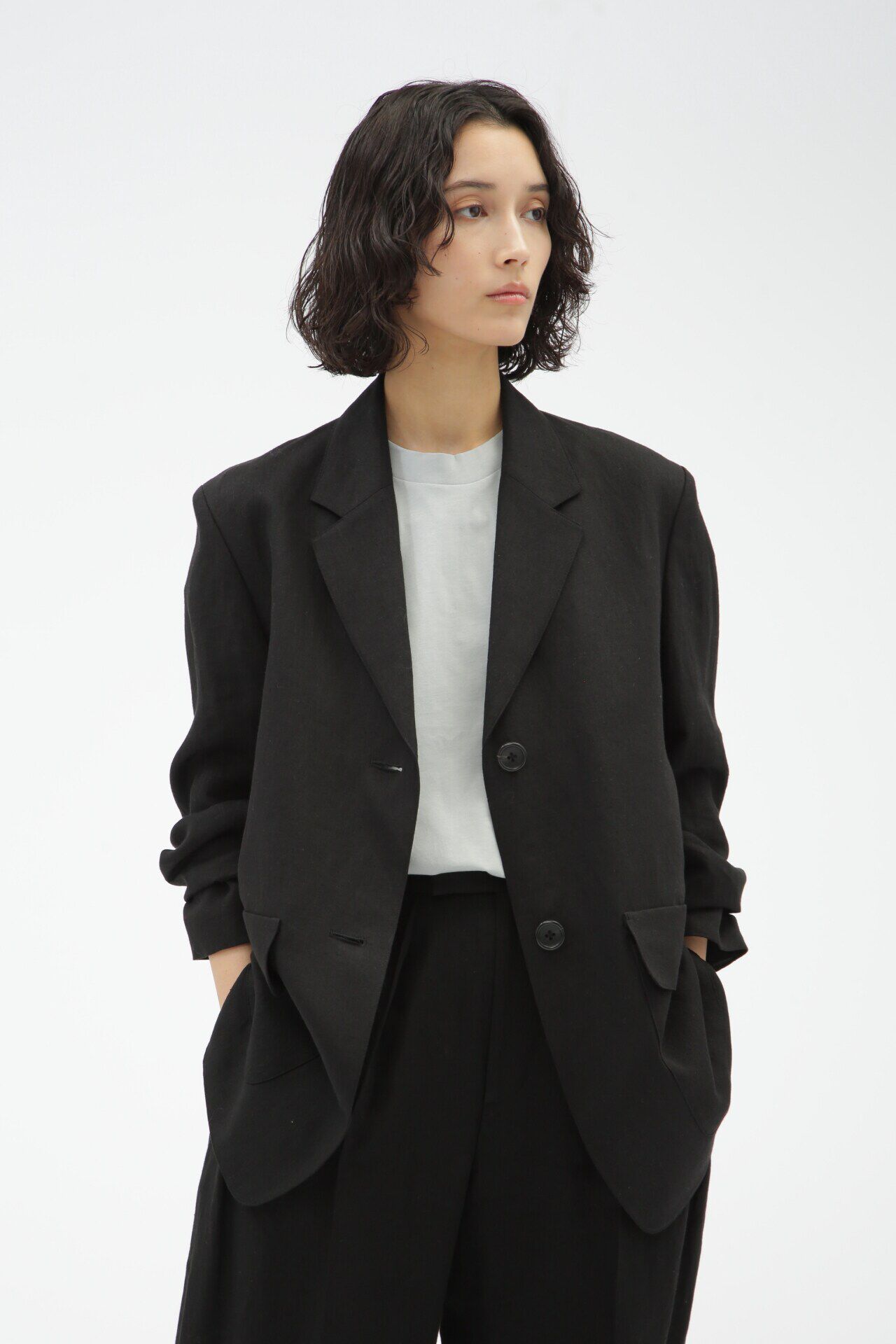  「COMPACT LINEN」|その他|BLACK
