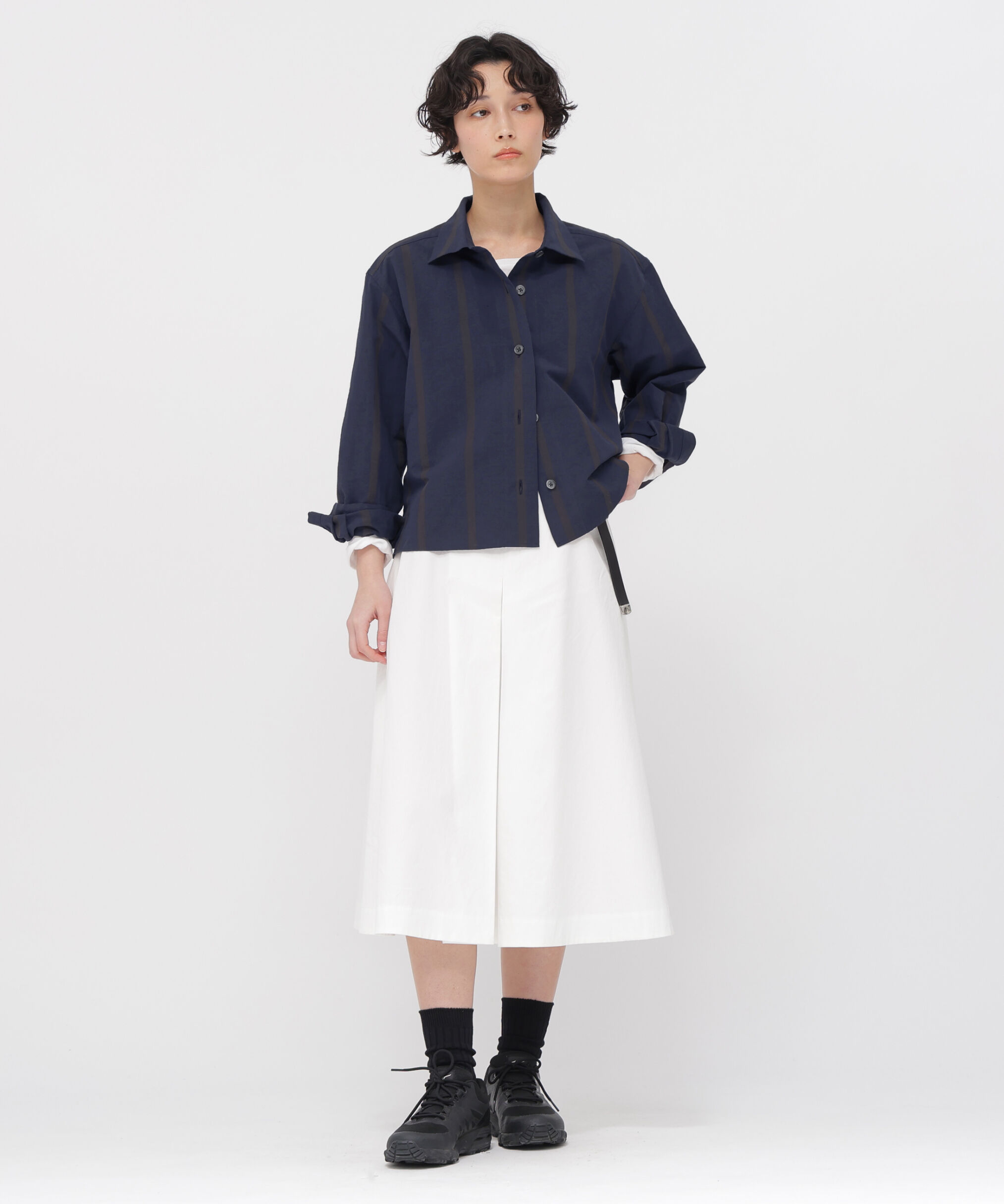  「BOLD STRIPE COTTON LINEN SHIRT」|シャツ・ブラウス|
