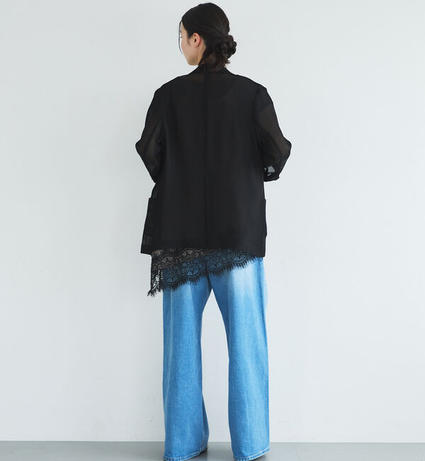 Doux archives「【イージーケア／接触冷感】イレヘムレースフレンチＴＯＰＳ」|タンクトップ|