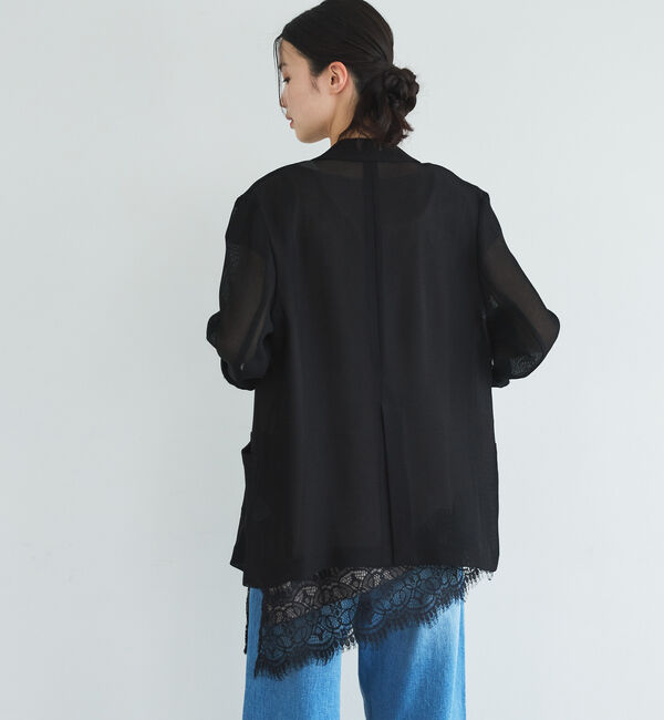 Doux archives「【イージーケア／接触冷感】イレヘムレースフレンチＴＯＰＳ」|タンクトップ|