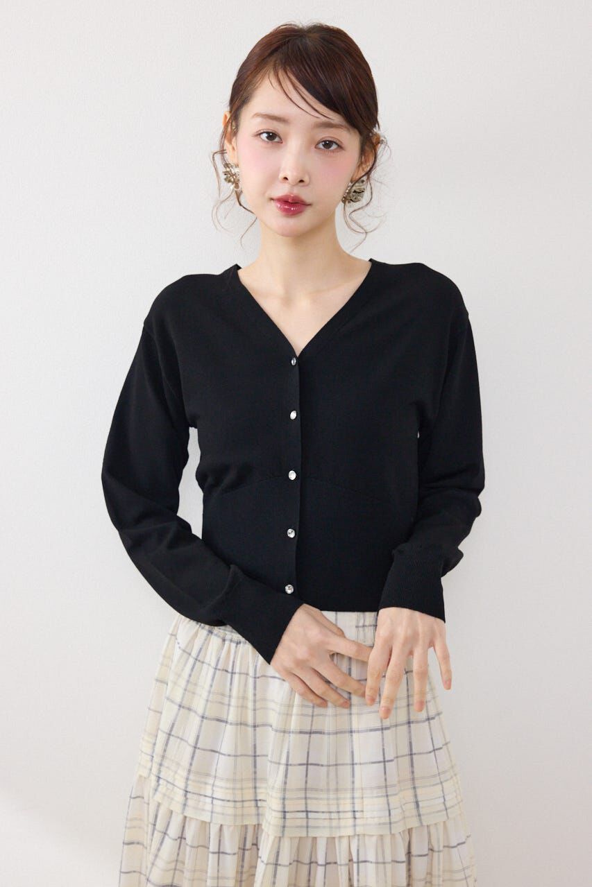 rienda「UVカットカーディガン」|カーディガン|BLK