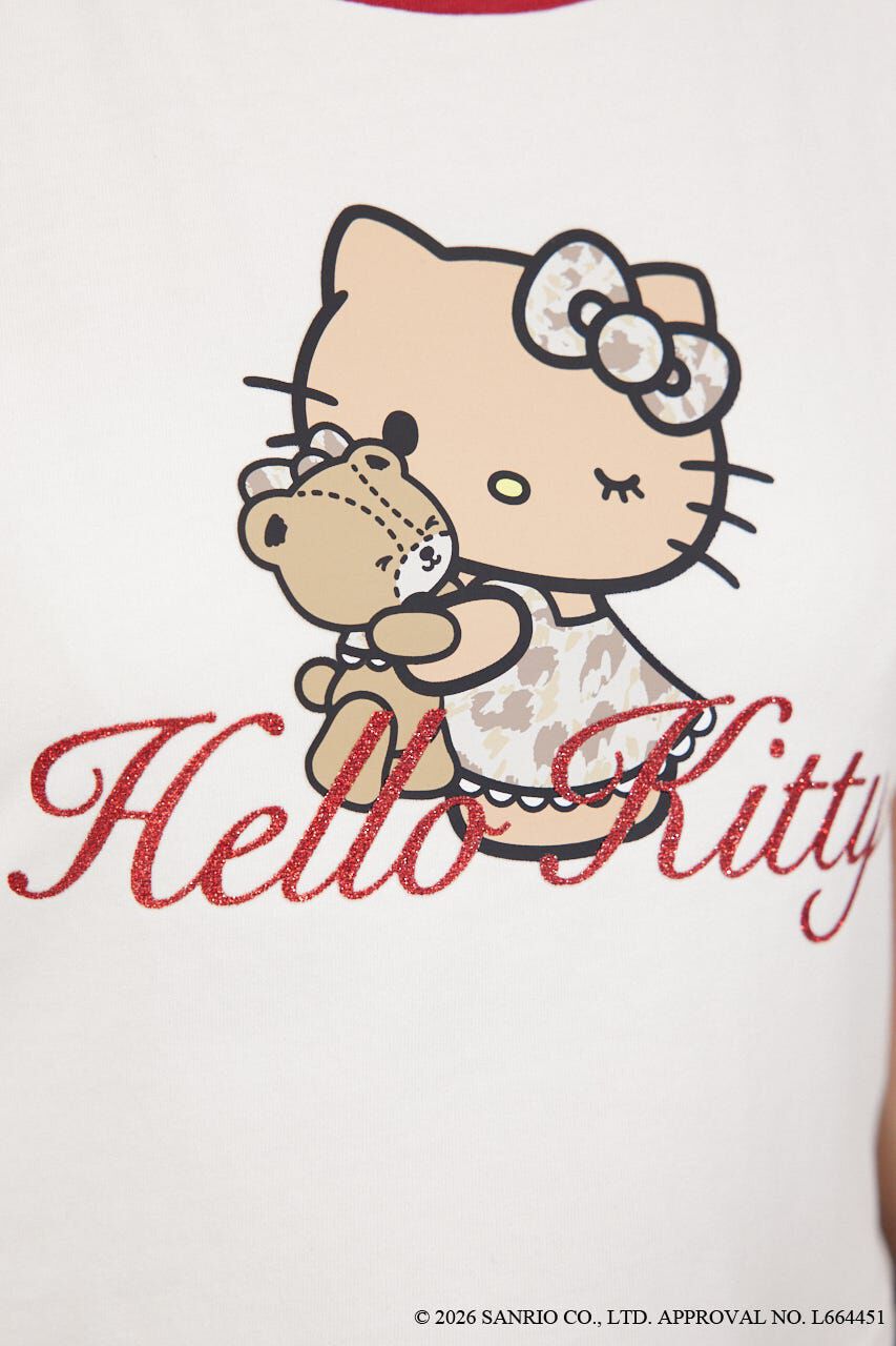 rienda「グリッターロゴミニTシャツ」|Tシャツ・カットソー|