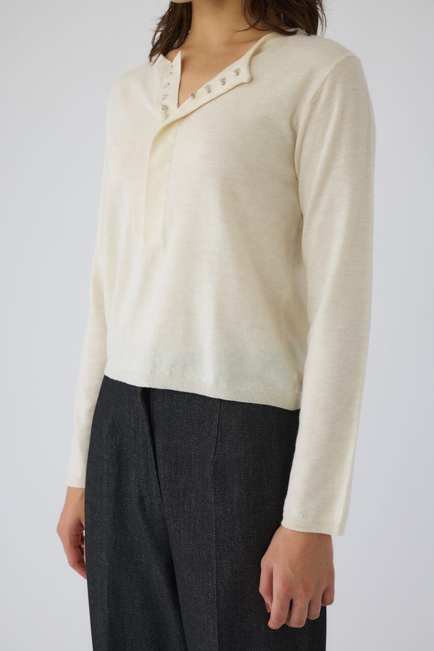 RIM.ARK 「Hook design silk blend knit」|ニット・セーター|IVOY3