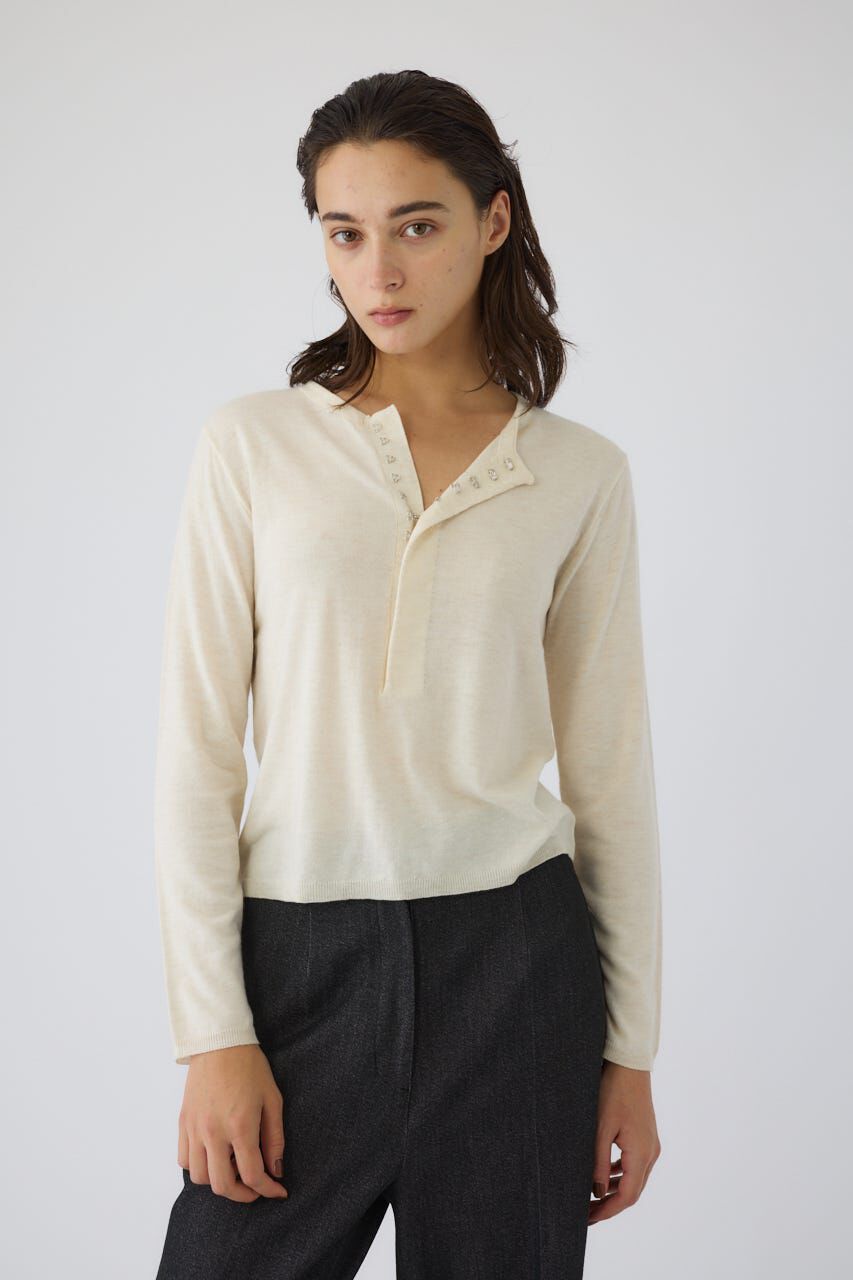 RIM.ARK 「Hook design silk blend knit」|ニット・セーター|