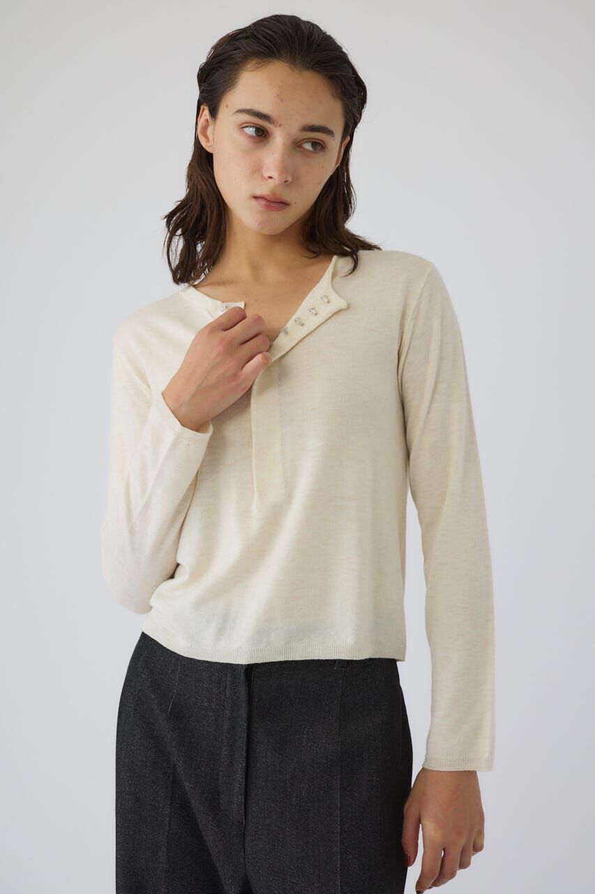 RIM.ARK 「Hook design silk blend knit」|ニット・セーター|