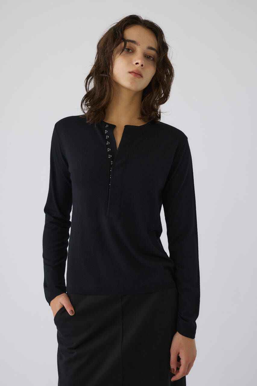 RIM.ARK 「Hook design silk blend knit」|ニット・セーター|