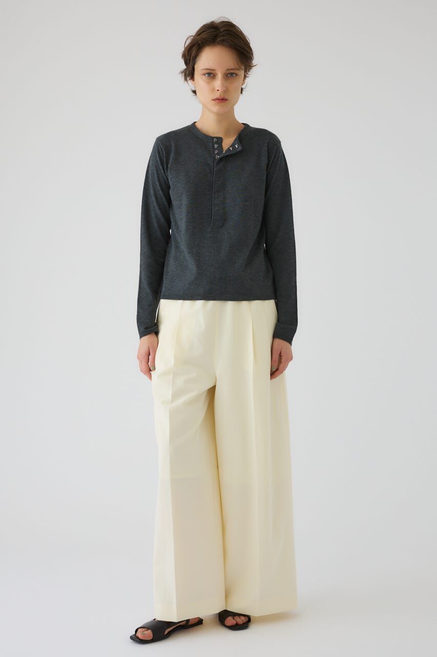 RIM.ARK 「Hook design silk blend knit」|ニット・セーター|GRY