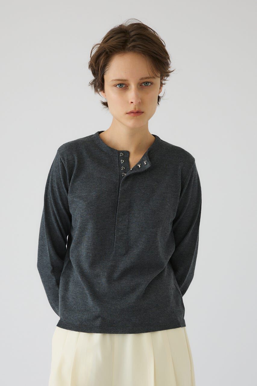 RIM.ARK 「Hook design silk blend knit」|ニット・セーター|