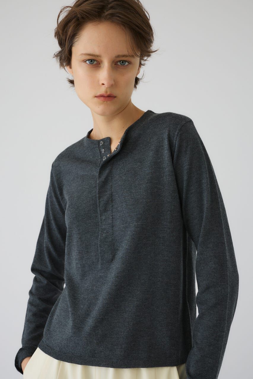 RIM.ARK 「Hook design silk blend knit」|ニット・セーター|