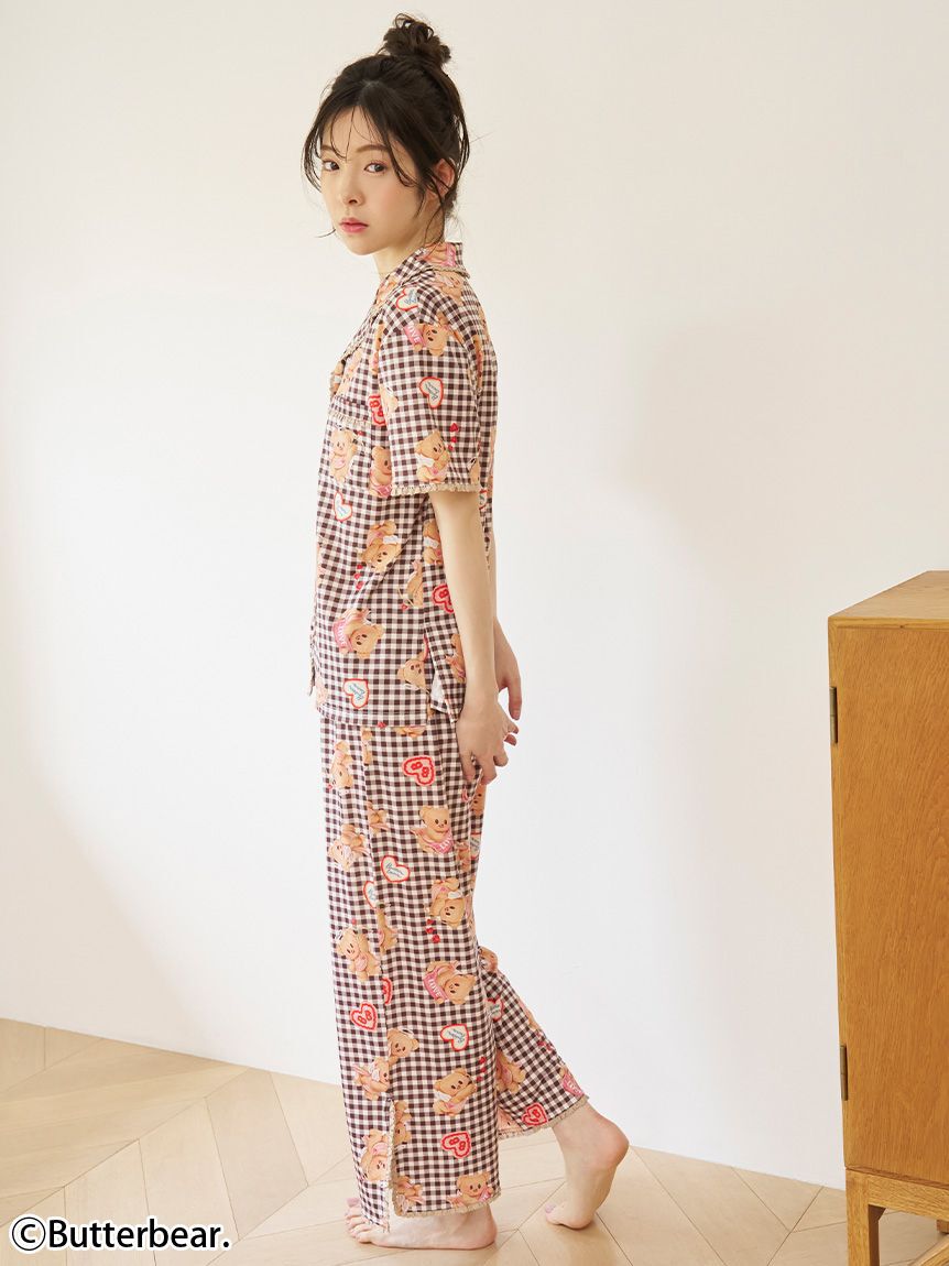 SNIDEL HOME「【BUTTERBEAR】カットロングパンツ」|ルームウェア|