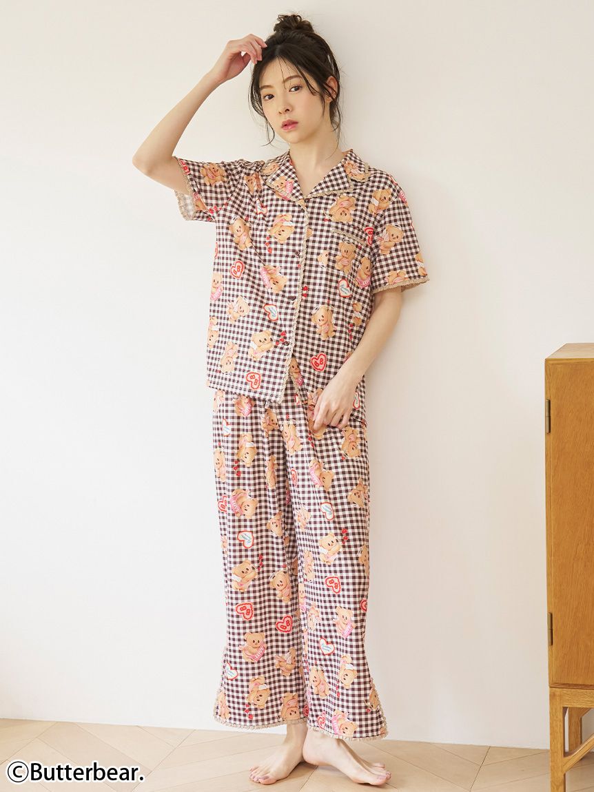 SNIDEL HOME「【BUTTERBEAR】カットロングパンツ」|ルームウェア|