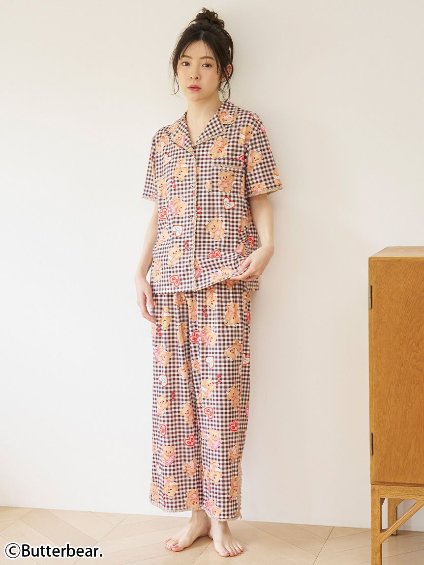 SNIDEL HOME「【BUTTERBEAR】カットロングパンツ」|ルームウェア|