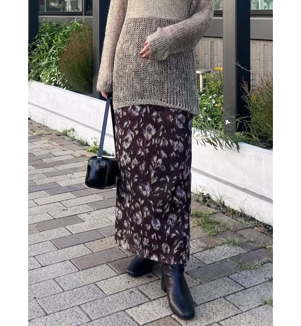 LAGUNAMOON「フラワーパターンチュールスカート」|スカート|