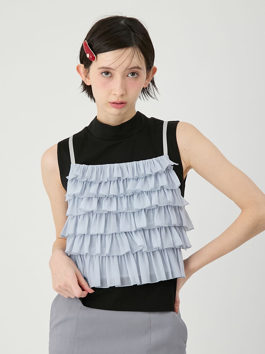 LILY BROWN「ビスチェセットカットトップス」|Tシャツ・カットソー|
