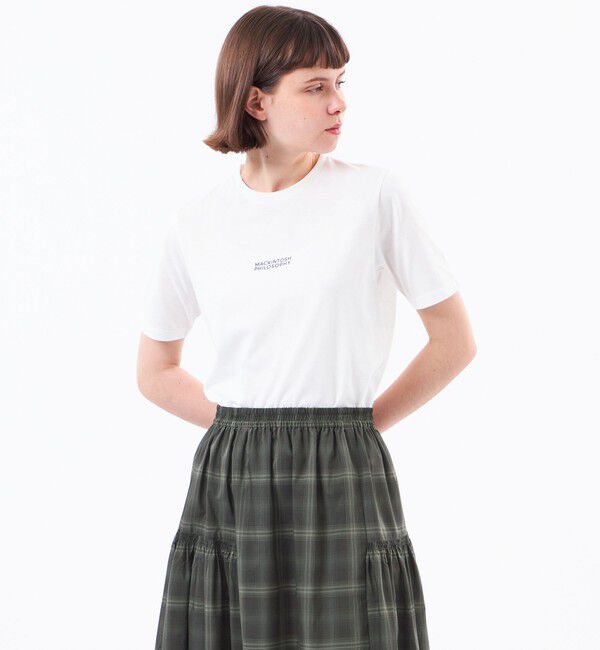 MACKINTOSH PHILOSOPHY「【WEB&一部店舗限定】ベーシックロゴT」|Tシャツ・カットソー|オフホワイト