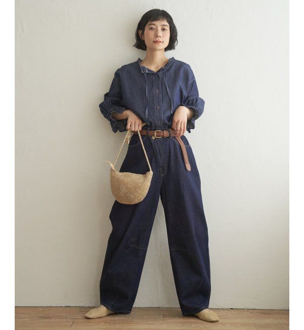 Lbc with Life「アシメボタンカーブデニムパンツ」|その他|