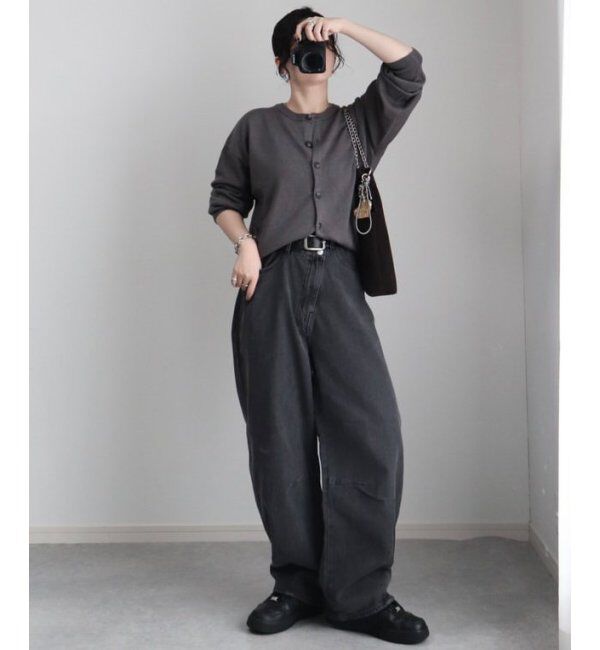 Lbc with Life「アシメボタンカーブデニムパンツ」|その他|