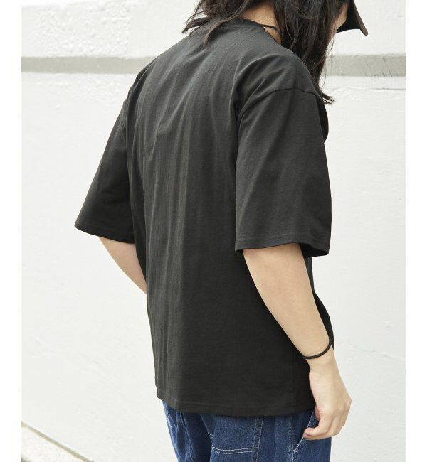 VENCE share style「THRASHER スラッシャー ワンポイント刺繍Tシャツ」|Tシャツ・カットソー|