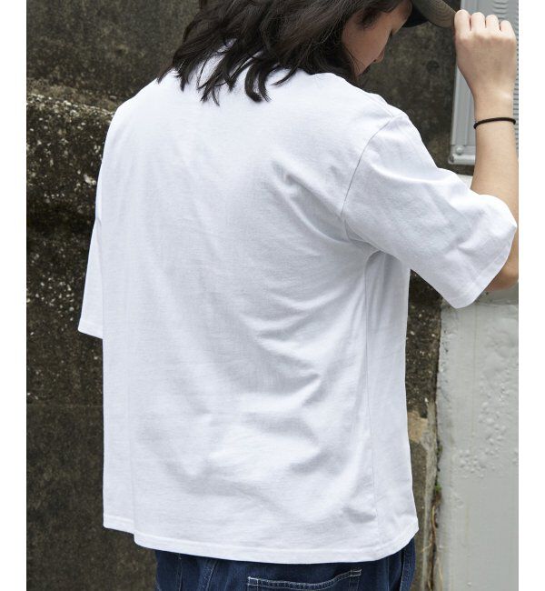 VENCE share style「THRASHER スラッシャー ワンポイント刺繍Tシャツ」|Tシャツ・カットソー|