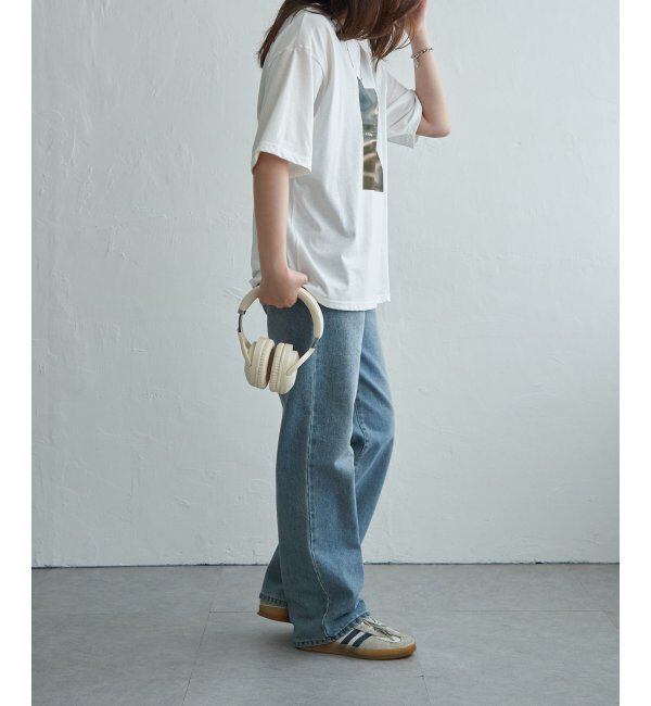 VENCE share style「【接触冷感／UVカット】MarbleプリントTシャツ」|Tシャツ・カットソー|