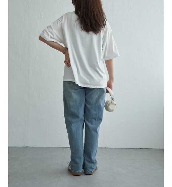 VENCE share style「【接触冷感／UVカット】MarbleプリントTシャツ」|Tシャツ・カットソー|