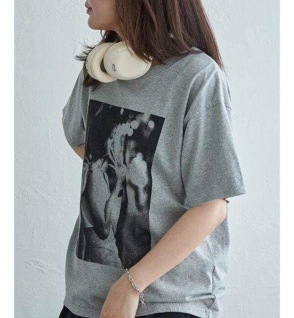 VENCE share style「モノトーンフォト Tシャツ」|Tシャツ・カットソー|