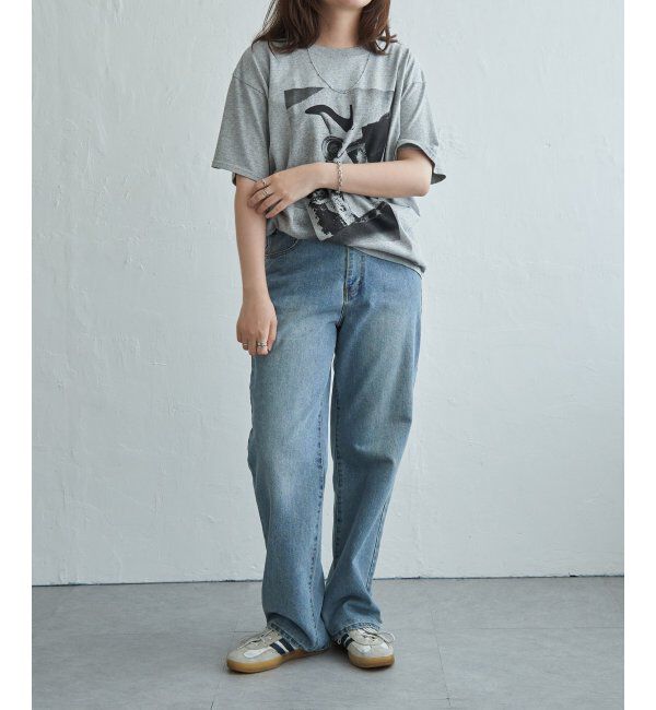 VENCE share style「モノトーンフォト Tシャツ」|Tシャツ・カットソー|