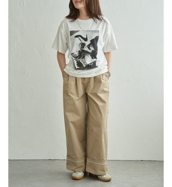 VENCE share style「モノトーンフォト Tシャツ」|Tシャツ・カットソー|
