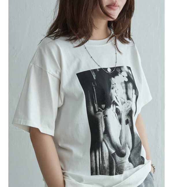 VENCE share style「モノトーンフォト Tシャツ」|Tシャツ・カットソー|